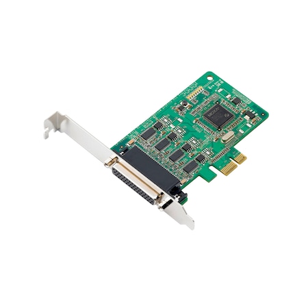Moxa 4Port Pcie Board, W/ Db9M Cable, Rs-232/422/485, Lowprofile CP-114EL-DB9M
